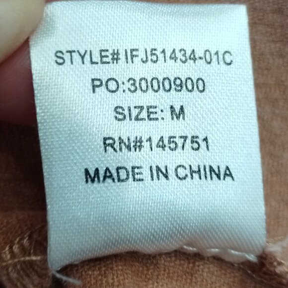 Berry N Cream Two Tone Pink Corduroy Shacket Size M - Picture 10 of 12